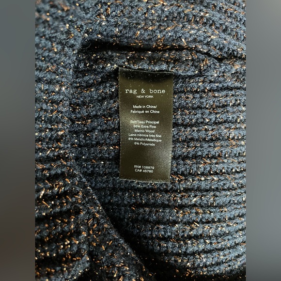 Rag & Bone Jubilee Metallic Crewneck Sweater - Picture 7 of 8